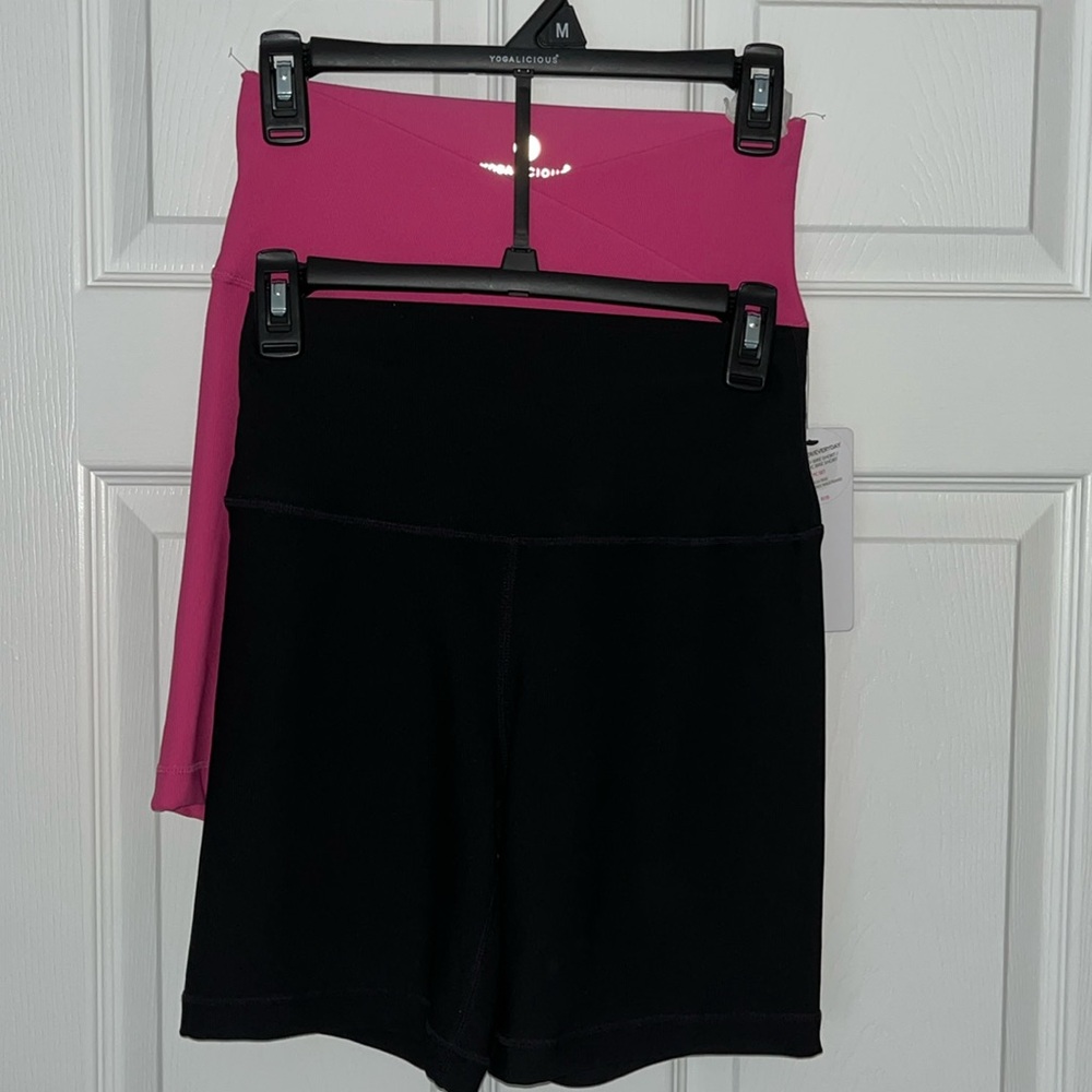 YOGALICIOUS Crossover/Everyday 7” Bike Shorts, NWT